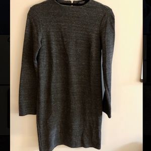 Heather Grey Longsleeve Dress Topshop size small